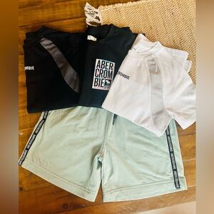 Bundle of abercrombie kids Boys Tees and Shorts - 9/10
